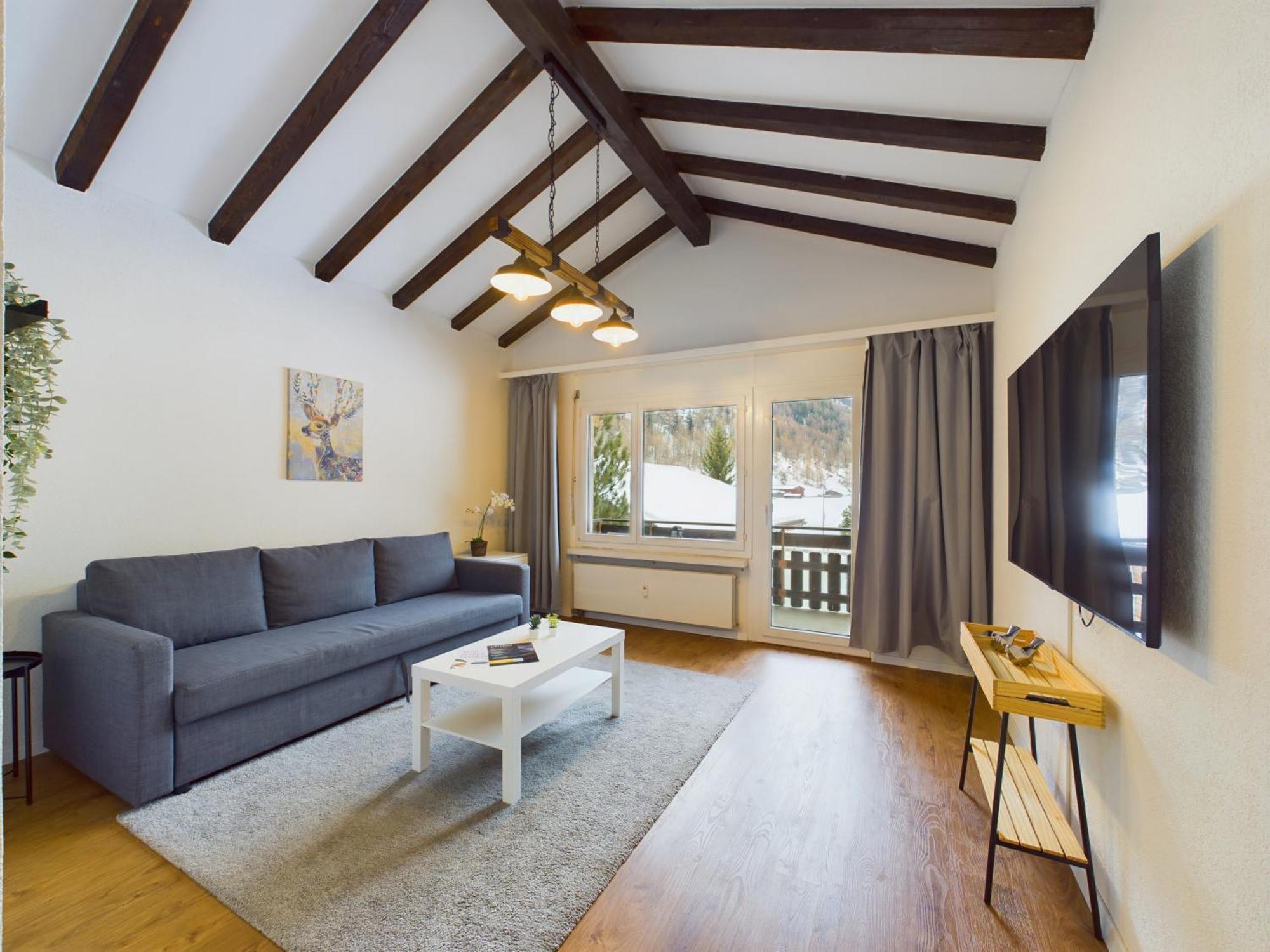 Panorama Apartment For 4 Near Zermatt Tasch Exterior photo